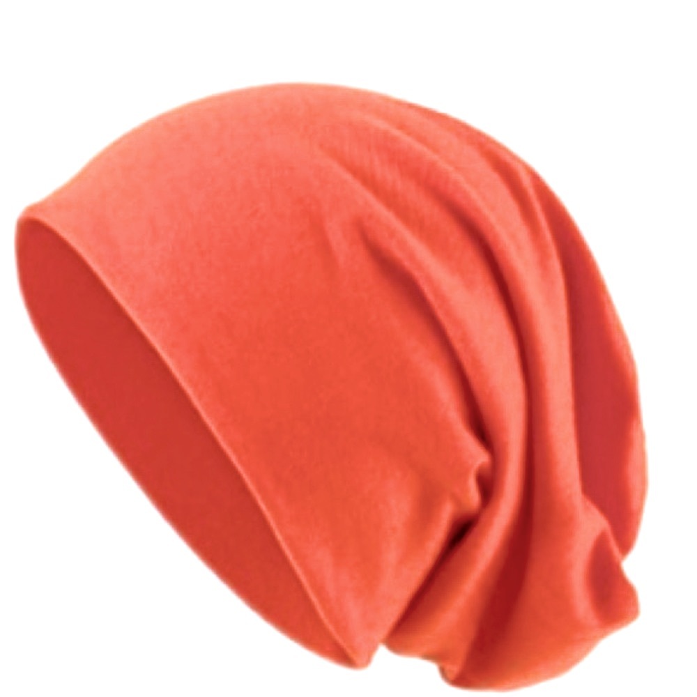 🆕Lightweight Trendy Slouchy Beanie- Neon Orange